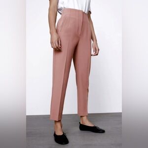Zara Women's Blush Pink Trousers